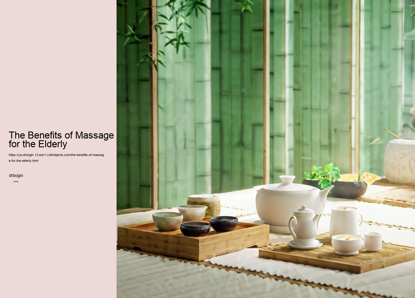 The Benefits of Massage for the Elderly